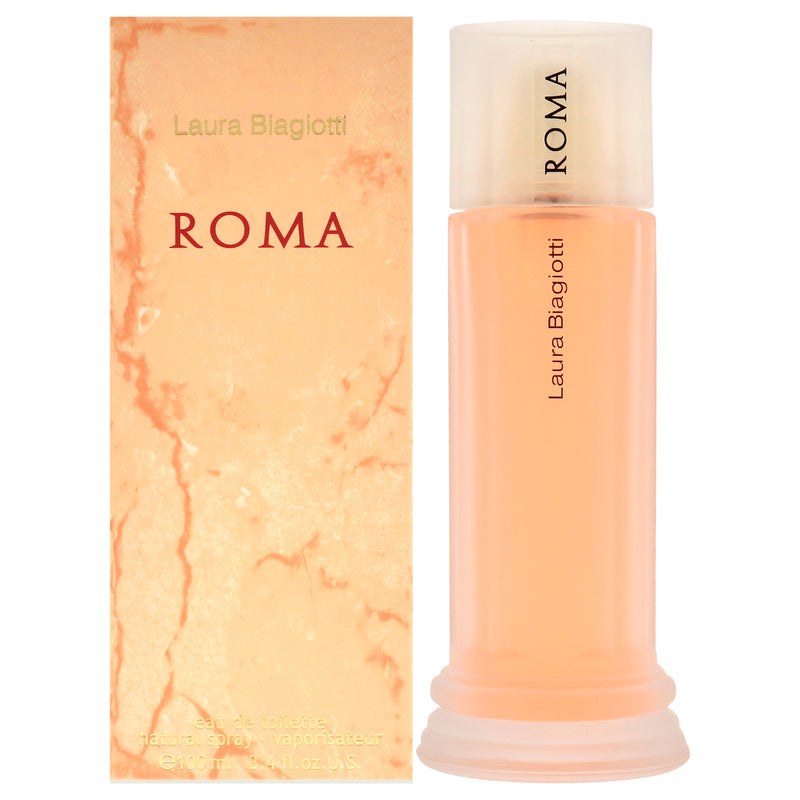Laura Biagiotti Roma by Laura Biagiotti for Women - 3.4 oz EDT Spray