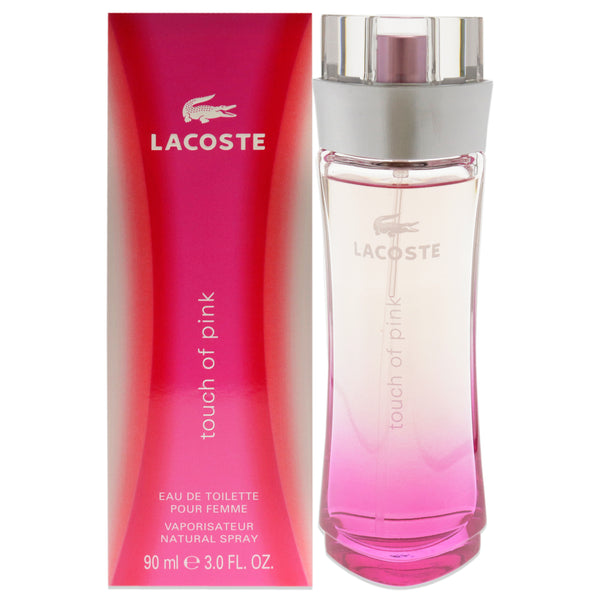 Lacoste Touch of Pink by Lacoste for Women - 3 oz EDT Spray