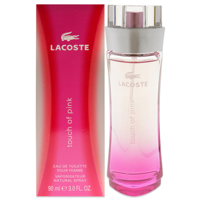 Lacoste Touch of Pink by Lacoste for Women - 3 oz EDT Spray
