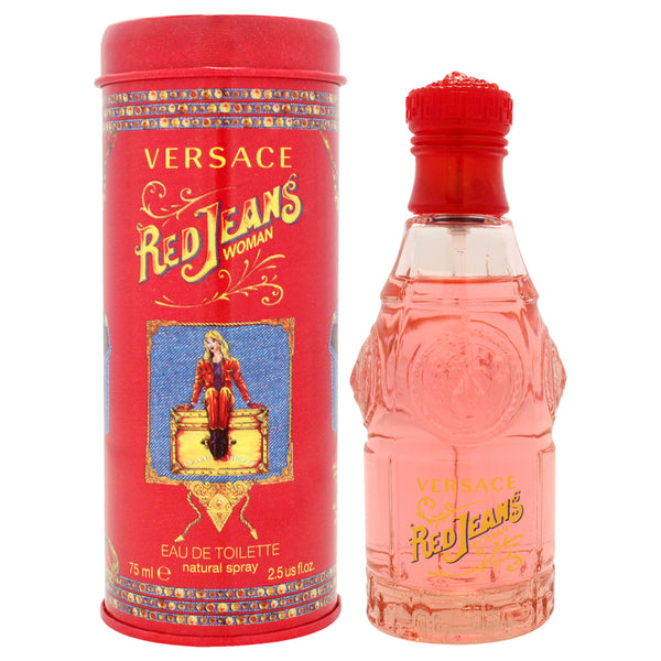 Versace Red Jeans by Versace for Women - 2.5 oz EDT Spray