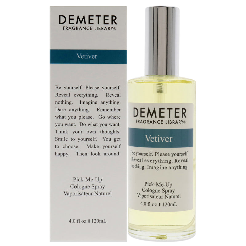 Demeter Vetiver by Demeter for Women - 4 oz Cologne Spray