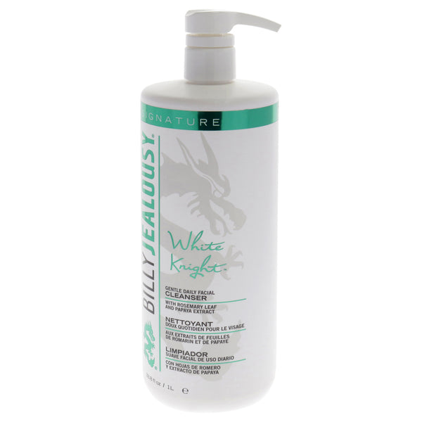 Billy Jealousy White Knight Gentle Daily Facial Cleanser by Billy Jealousy for Men - 33.8 oz Cleanser