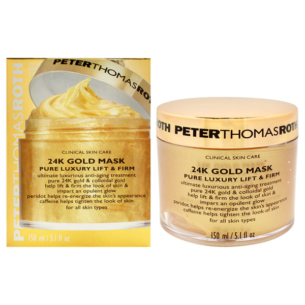Peter Thomas Roth 24K Gold Mask Pure Luxury Lift and Firm Mask by Peter Thomas Roth for Unisex - 5.1 oz Mask