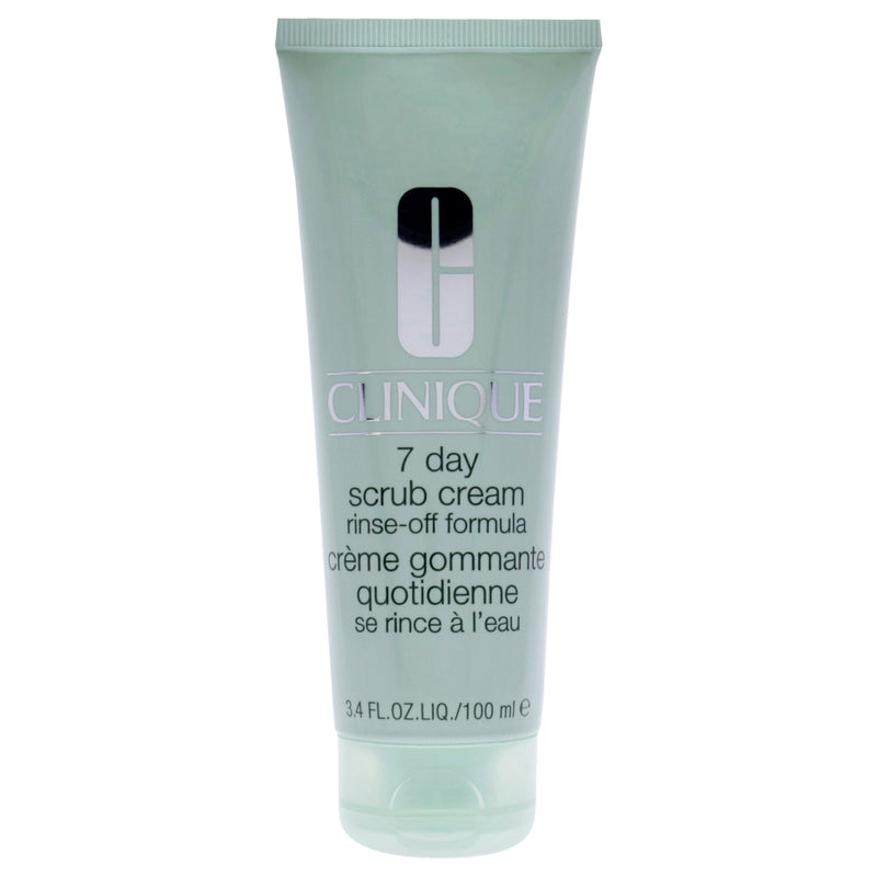 Clinique 7 Day Scrub Cream Rinse Off Formula by Clinique for Unisex - 3.4 oz Scrub