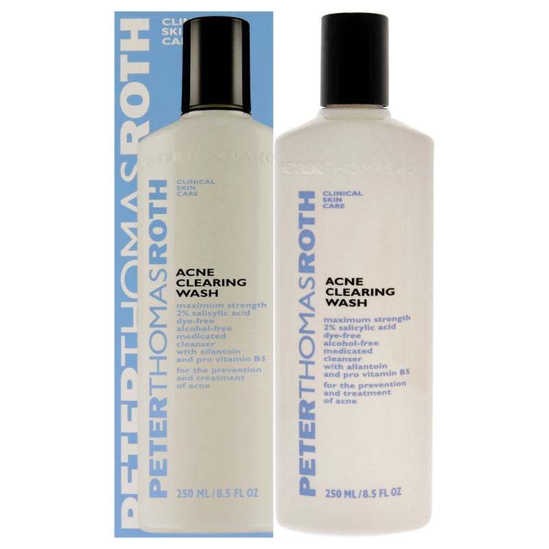 Peter Thomas Roth Acne Clearing Wash by Peter Thomas Roth for Unisex - 8.5 oz Cleanser