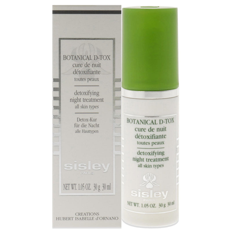 Sisley Botanical D-Tox Detoxifying Night Treatment by Sisley for Unisex - 1.05 oz Treatment