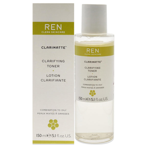 Ren Clarimatte Clarifying Toner - Combination To Oily Skin by REN for Unisex - 5.1 oz Lotion