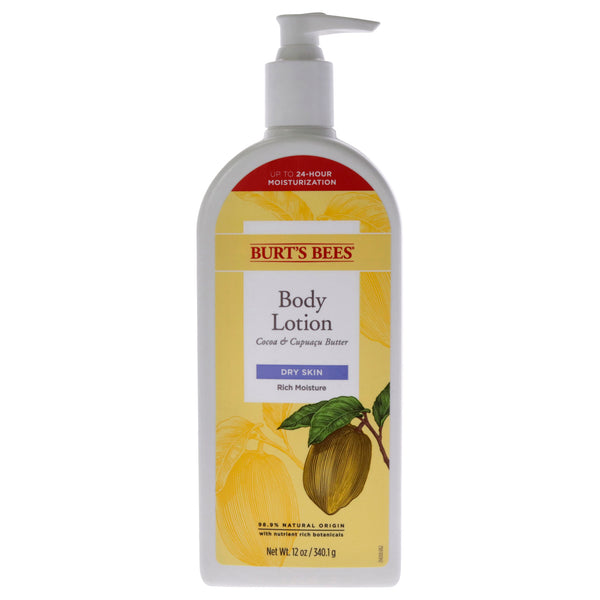 Burt's Bees Cocoa and Cupuacu Butters Body Lotion by Burts Bees for Unisex - 12 oz Body Lotion