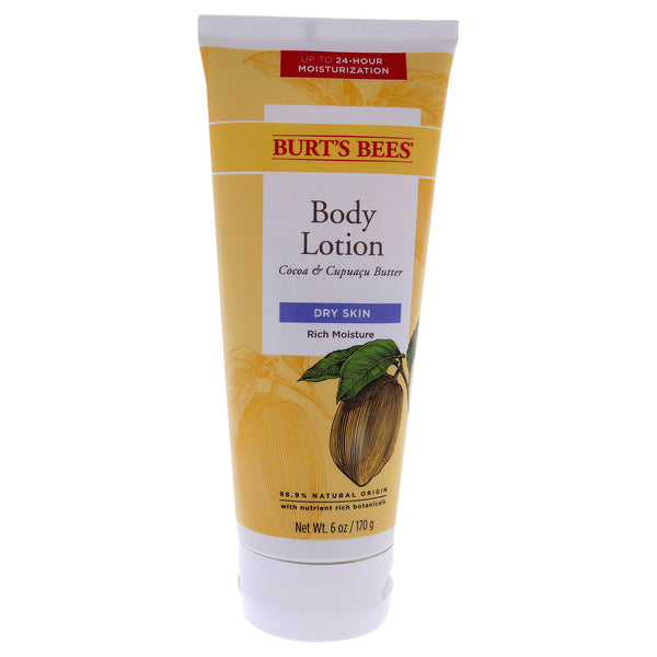 Burt's Bees Cocoa and Cupuacu Butters Body Lotion by Burts Bees for Unisex - 6 oz Body Lotion