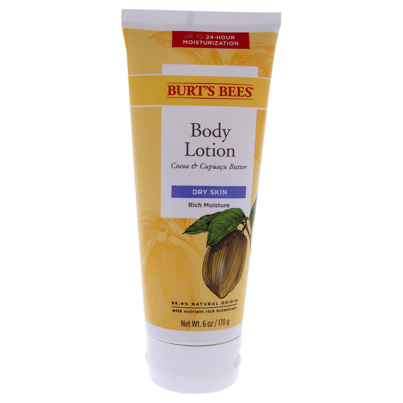 Burt's Bees Cocoa and Cupuacu Butters Body Lotion by Burts Bees for Unisex - 6 oz Body Lotion