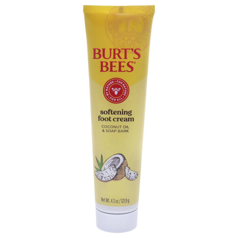 Burt's Bees Softening Foot Cream - Coconut by Burts Bees for Unisex - 4.3 oz Cream
