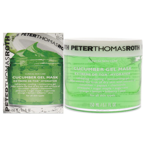 Peter Thomas Roth Cucumber Gel Mask Extreme Detoxifying Hydrator by Peter Thomas Roth for Unisex - 5.1 oz Mask