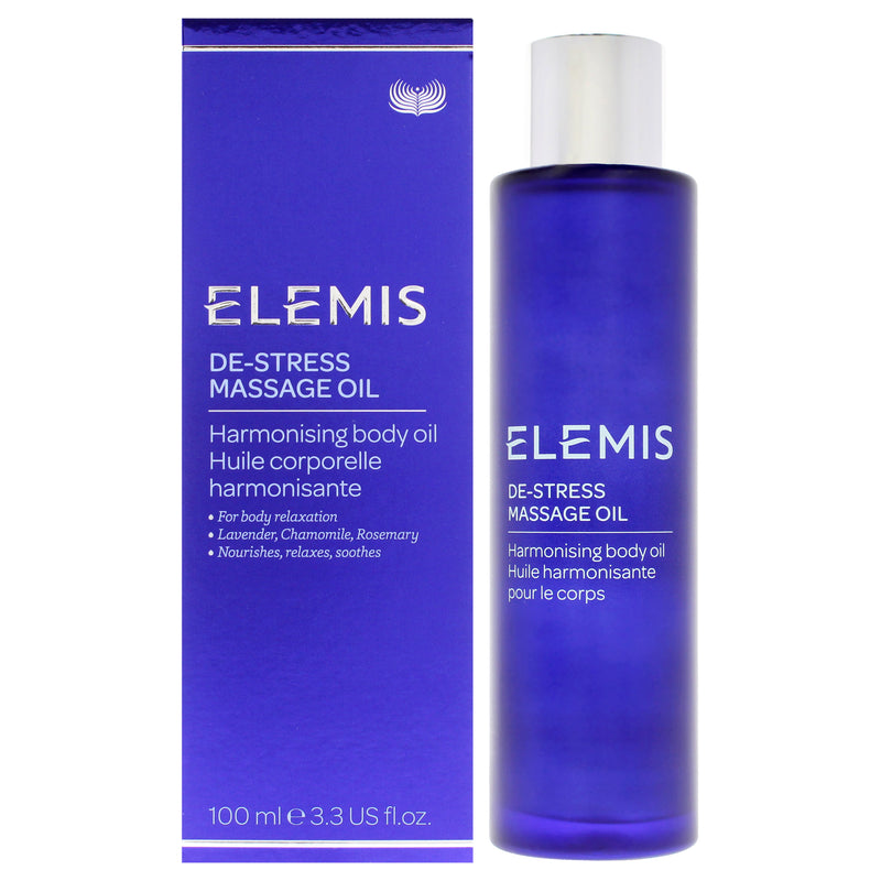 Elemis De-Stress Massage Oil by Elemis for Unisex - 3.3 oz Oil