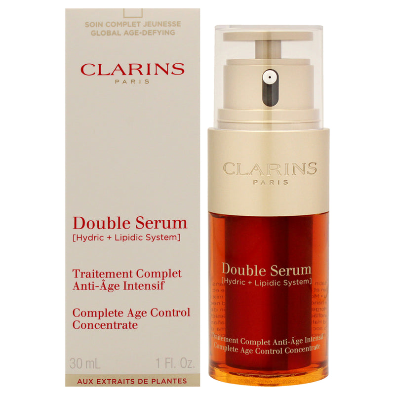 Clarins Double Serum Complete Age Control Concentrate by Clarins for Unisex - 1 oz Serum