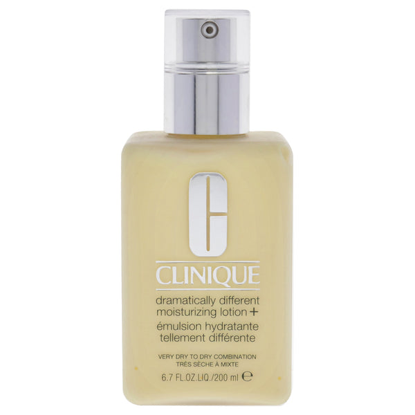 Clinique Dramatically Different Moisturizing Lotion Plus - Very Dry To Dry Combination Skin by Clinique for Unisex - 6.7 oz Moisturizer