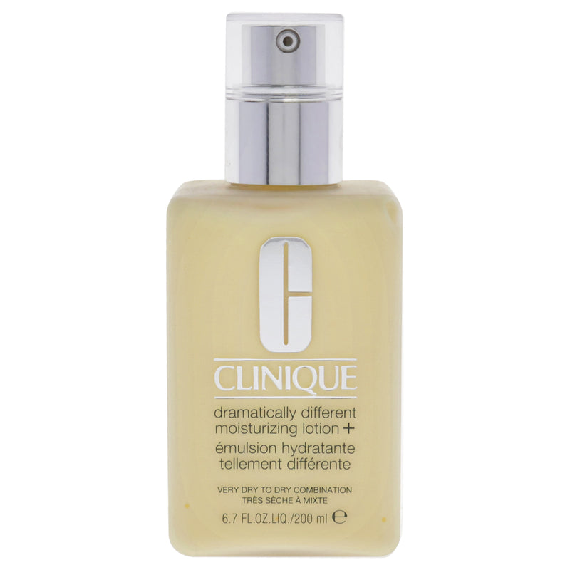 Clinique Dramatically Different Moisturizing Lotion Plus - Very Dry To Dry Combination Skin by Clinique for Unisex - 6.7 oz Moisturizer