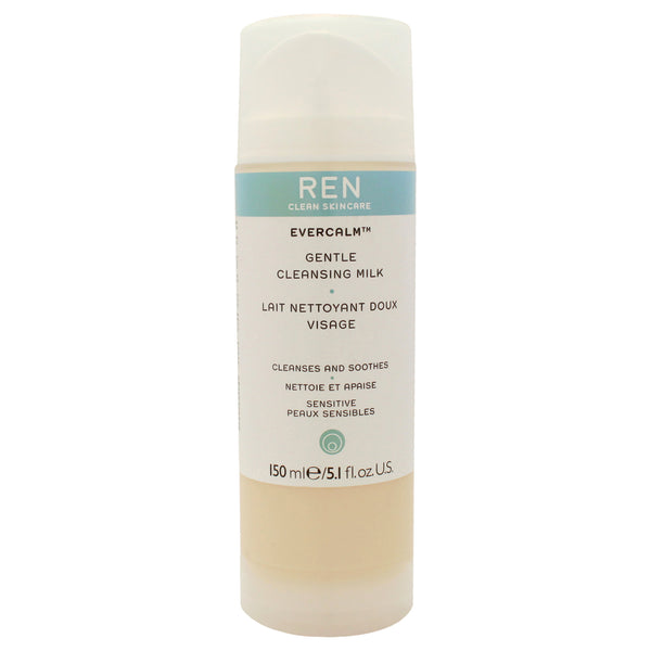 Ren Evercalm Gentle Cleansing Milk by REN for Unisex - 5.1 oz Cleanser