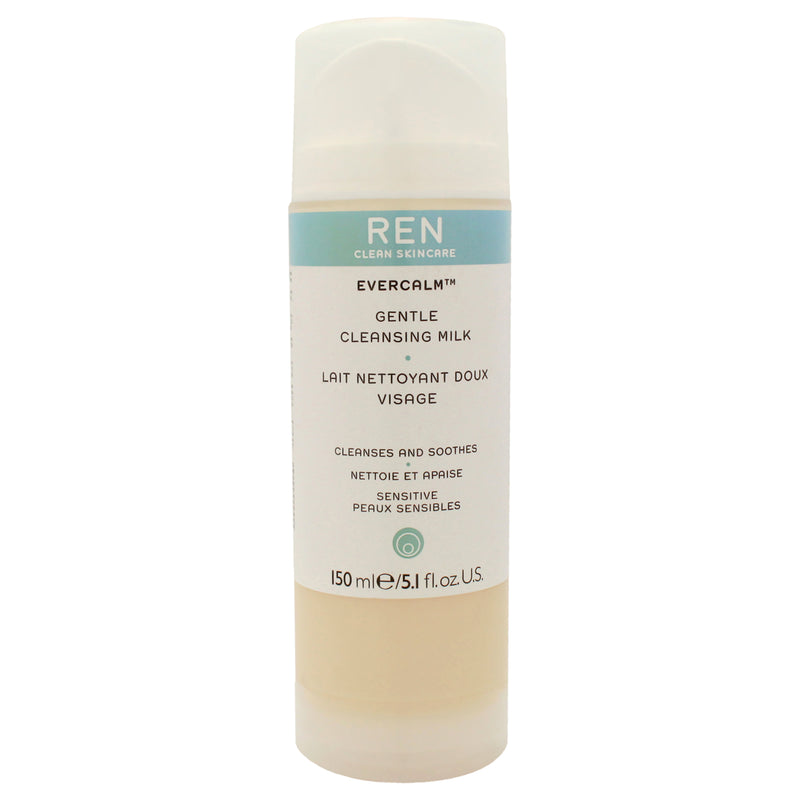 Ren Evercalm Gentle Cleansing Milk by REN for Unisex - 5.1 oz Cleanser