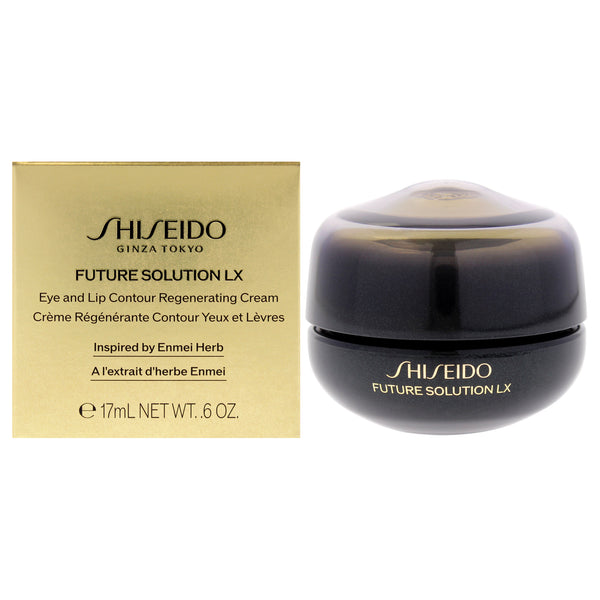 Shiseido Future Solution LX Eye and Lip Contour Regenerating Cream by Shiseido for Unisex - 0.6 oz Cream