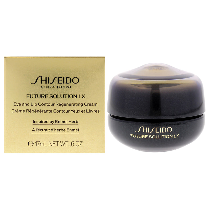 Shiseido Future Solution LX Eye and Lip Contour Regenerating Cream by Shiseido for Unisex - 0.6 oz Cream