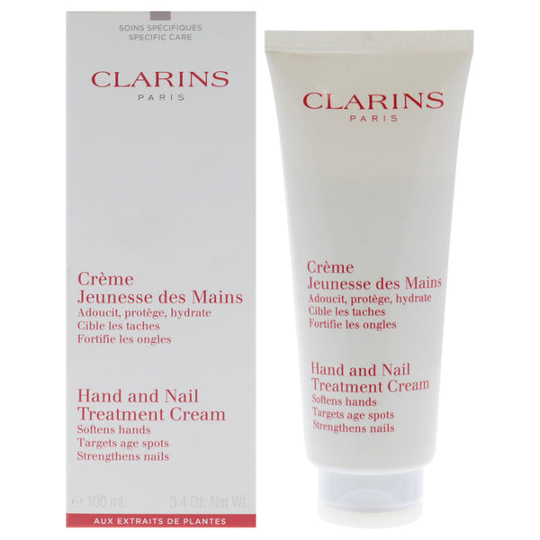 Clarins Hand and Nail Treatment Cream by Clarins for Unisex - 3.4 oz Cream