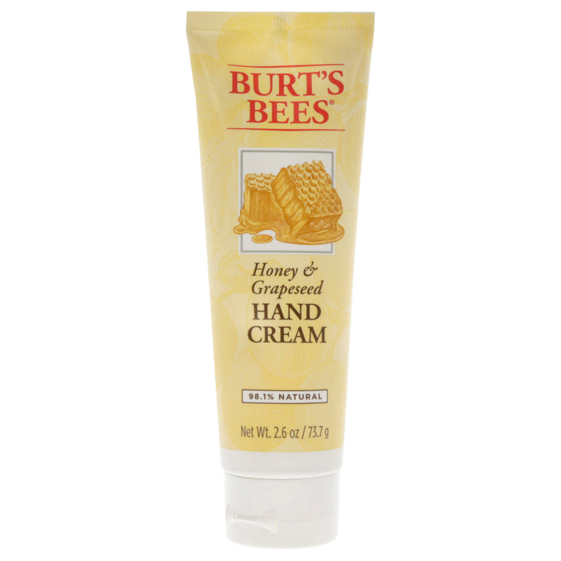 Burt's Bees Honey and Grapeseed Hand Cream by Burts Bees for Unisex - 2.6 oz Cream