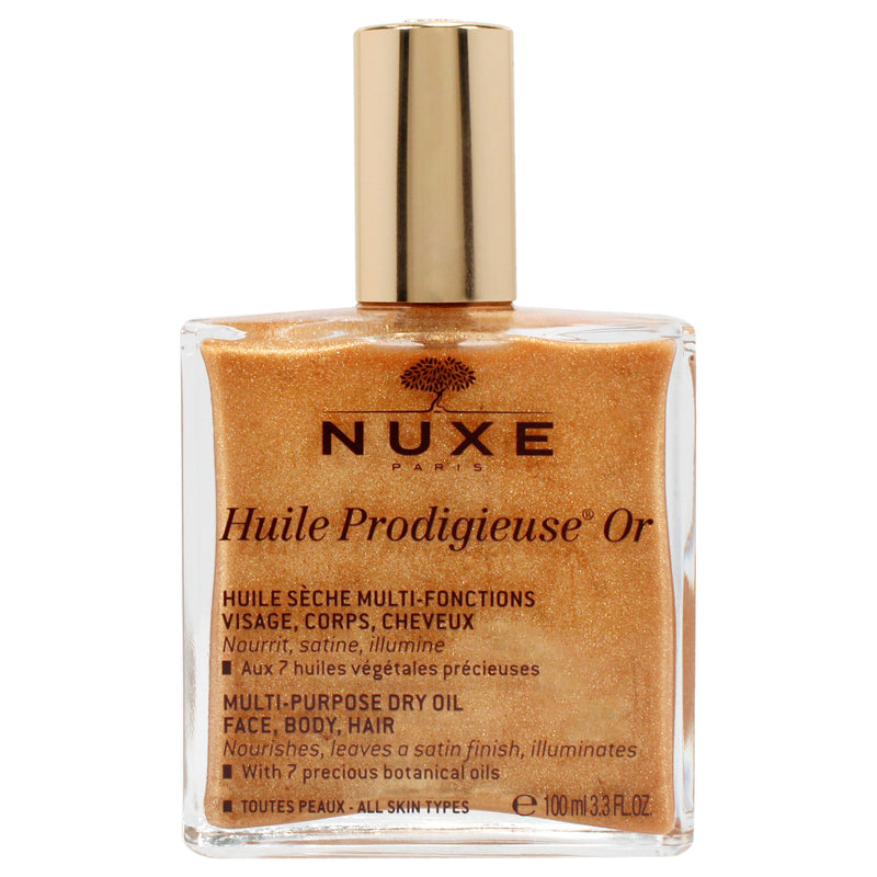Nuxe Huile Prodigieuse OR Multi-Purpose Dry Oil - Golden Shimmer by Nuxe for Unisex - 3.3 oz Oil