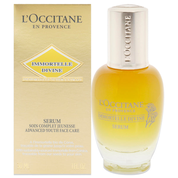 L'Occitane Immortelle Divine Serum - Advanced Youth Face Care by LOccitane for Unisex - 1 oz Serum