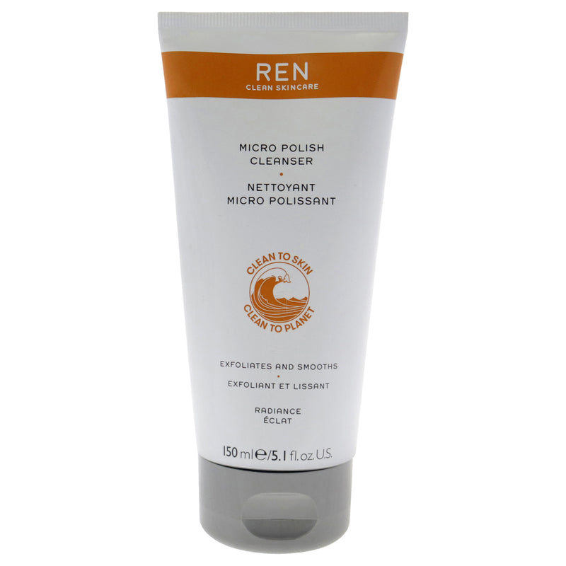 Ren Radiance Micro Polish Cleanser by REN for Unisex - 5.1 oz Cleanser