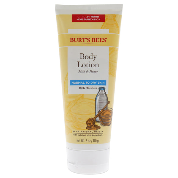 Burt's Bees Milk and Honey Body Lotion by Burts Bees for Unisex - 6 oz Body Lotion