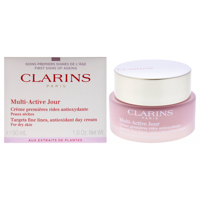 Clarins Multi-Active Day Cream - Dry Skin by Clarins for Unisex - 1.6 oz Cream