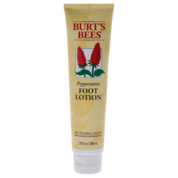 Burt's Bees Peppermint Foot Lotion by Burts Bees for Unisex - 3.38 oz Lotion