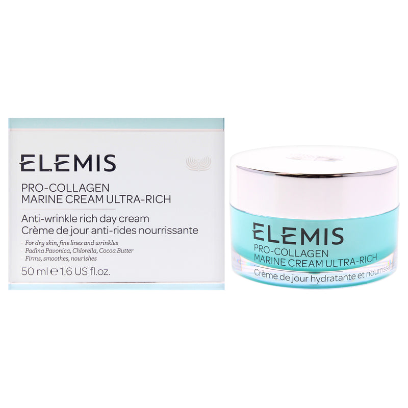 Elemis Pro-Collagen Marine Cream Ultra-Rich by Elemis for Unisex - 1.6 oz Cream