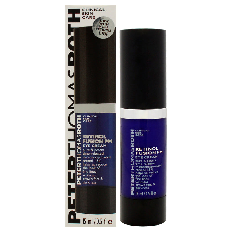 Peter Thomas Roth Retinol Fusion PM Eye Cream by Peter Thomas Roth for Unisex - 0.5 oz Cream
