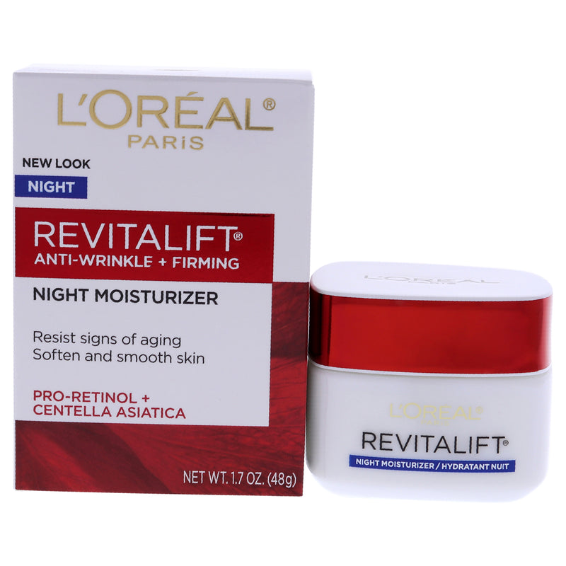 L'Oreal Revitalift Anti-Wrinkle and Firming Night Moisturizer by LOreal Paris for Unisex - 1.7 oz Moisturizer