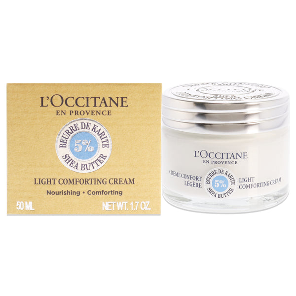 L'Occitane Shea Butter Light Comforting Cream by LOccitane for Unisex - 1.7 oz Cream