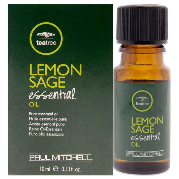 Paul Mitchell Tea Tree Essential Oil - Lemon Sage by Paul Mitchell for Unisex - 0.33 oz Oil