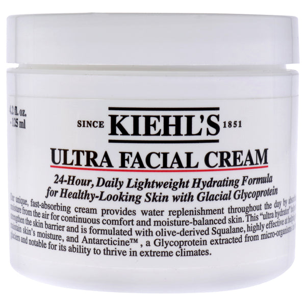 Kiehl's Ultra Facial Cream by Kiehls for Unisex - 4.2 oz Cream