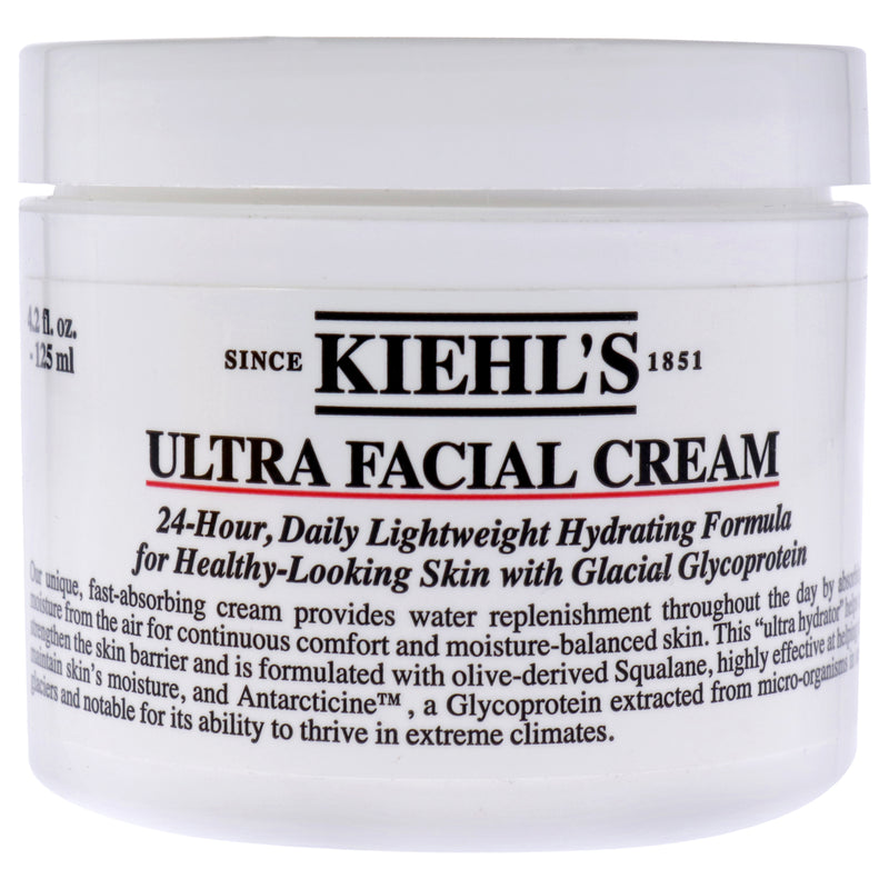 Kiehl's Ultra Facial Cream by Kiehls for Unisex - 4.2 oz Cream