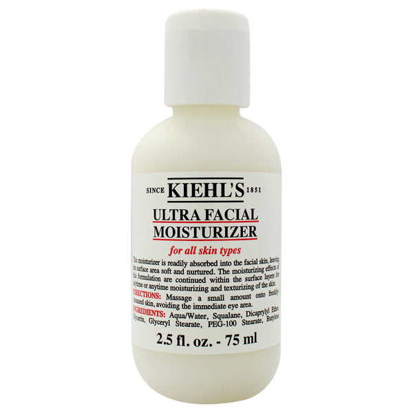 Kiehl's Ultra Facial Moisturizer - All Skin Types by Kiehls for Unisex - 2.5 oz Moisturizer