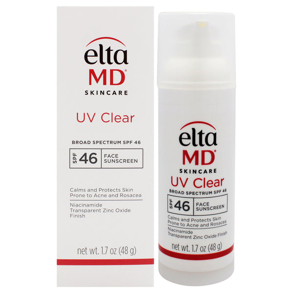 EltaMD UV Clear Facial Sunscreen SPF 46 by EltaMD for Unisex - 1.7 oz Sunscreen