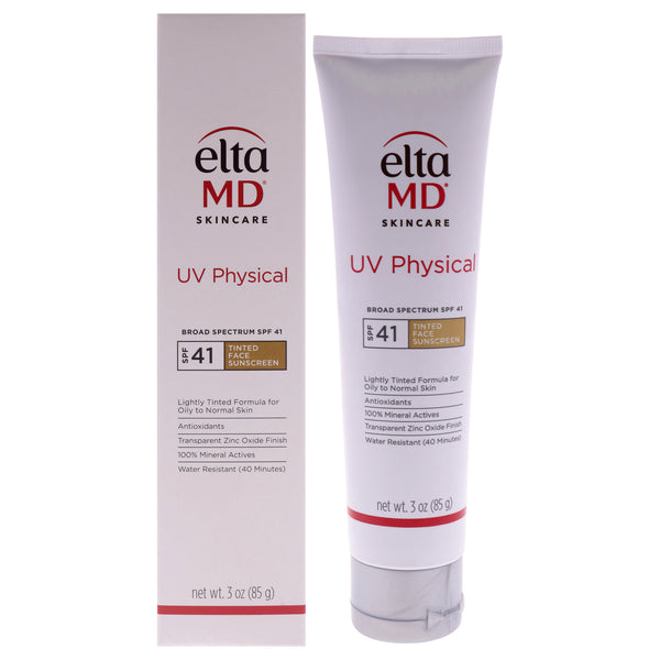 EltaMD UV Physical Sunscreen SPF 41 by EltaMD for Unisex - 3 oz Sunscreen