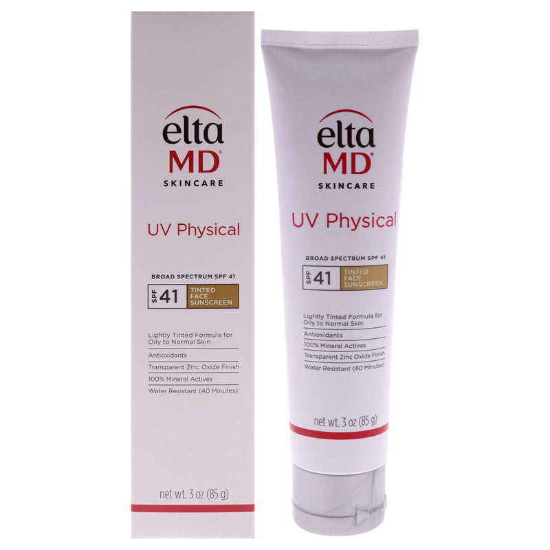 EltaMD UV Physical Sunscreen SPF 41 by EltaMD for Unisex - 3 oz Sunscreen