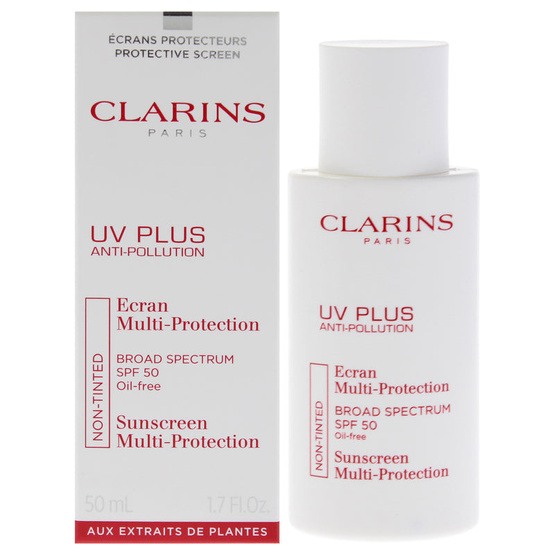 Clarins UV Plus Anti-Pollution Multi-Protection SPF 50 by Clarins for Unisex - 1.7 oz Sunscreen