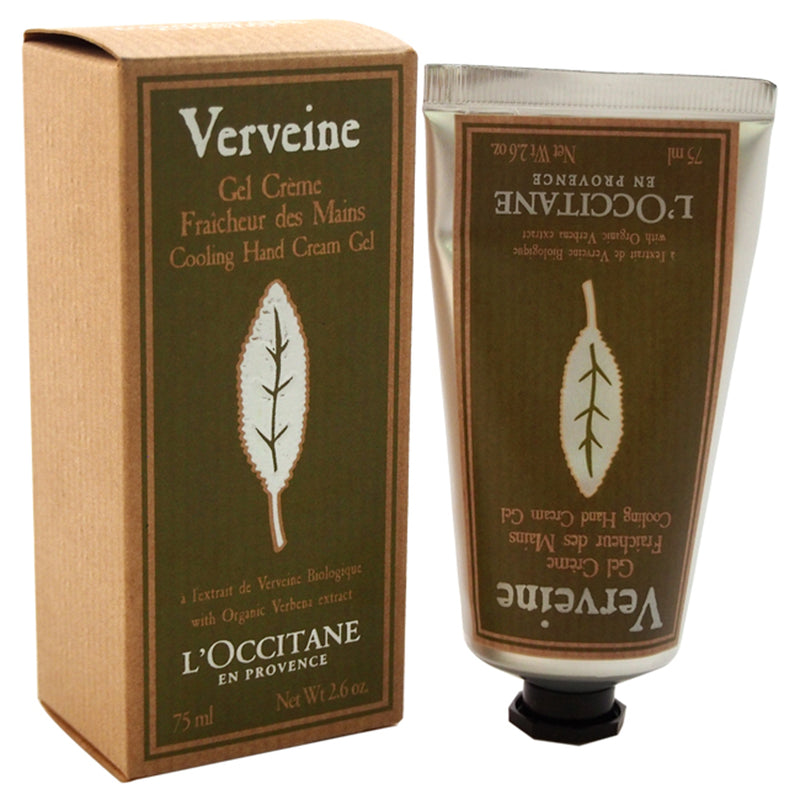 L'Occitane Verveine Cooling Hand Cream Gel by LOccitane for Unisex - 2.6 oz Hand Cream