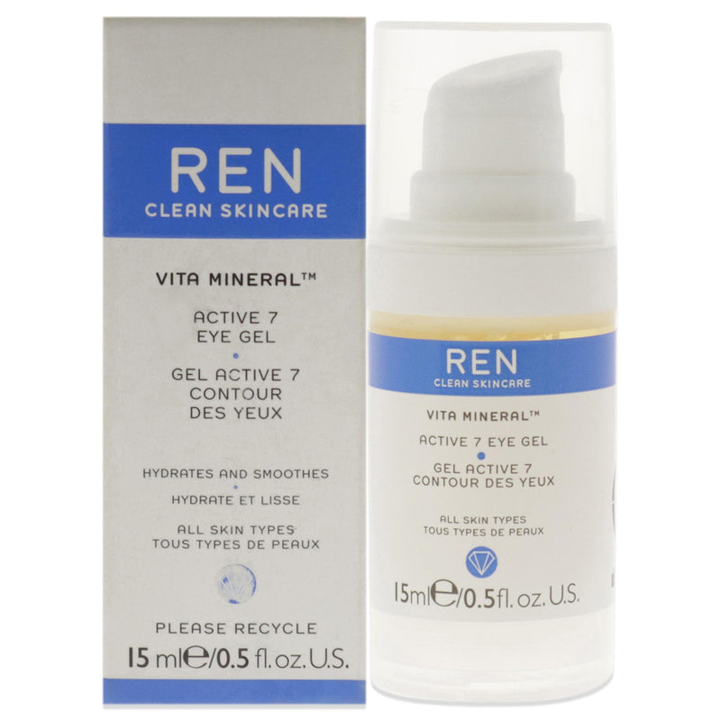 Ren Vita Mineral Active 7 Eye Gel by REN for Unisex - 0.5 oz Eye Gel