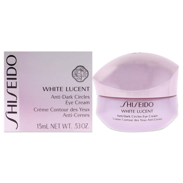 Shiseido White Lucent Anti-Dark Circles Eye Cream by Shiseido for Unisex - 0.53 oz Cream