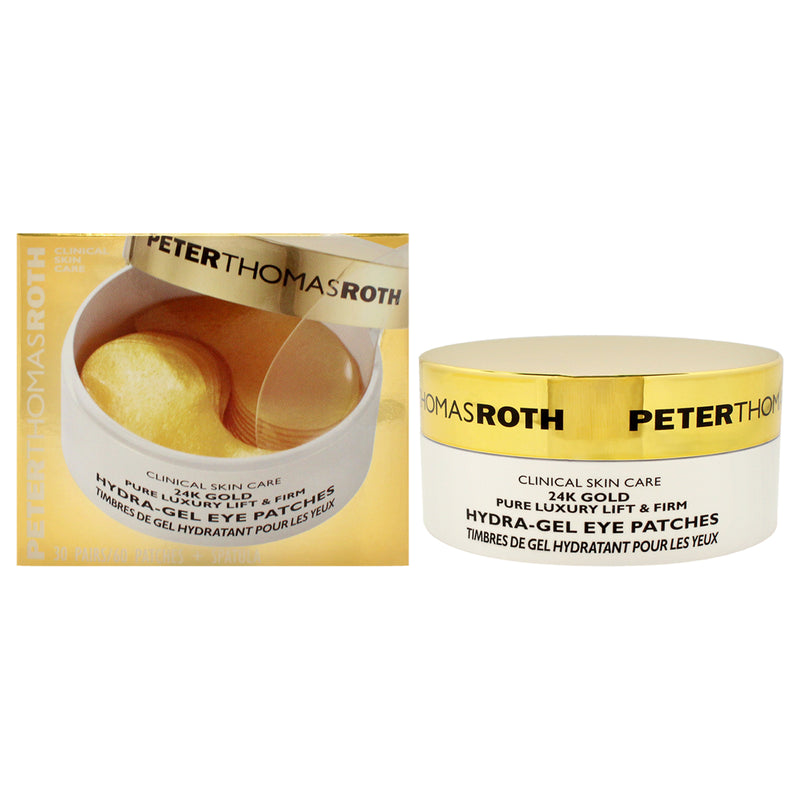 Peter Thomas Roth 24K Gold Pure Luxury Lift and Firm Hydra-Gel Eye Patches by Peter Thomas Roth for Women - 60 Pc Patches