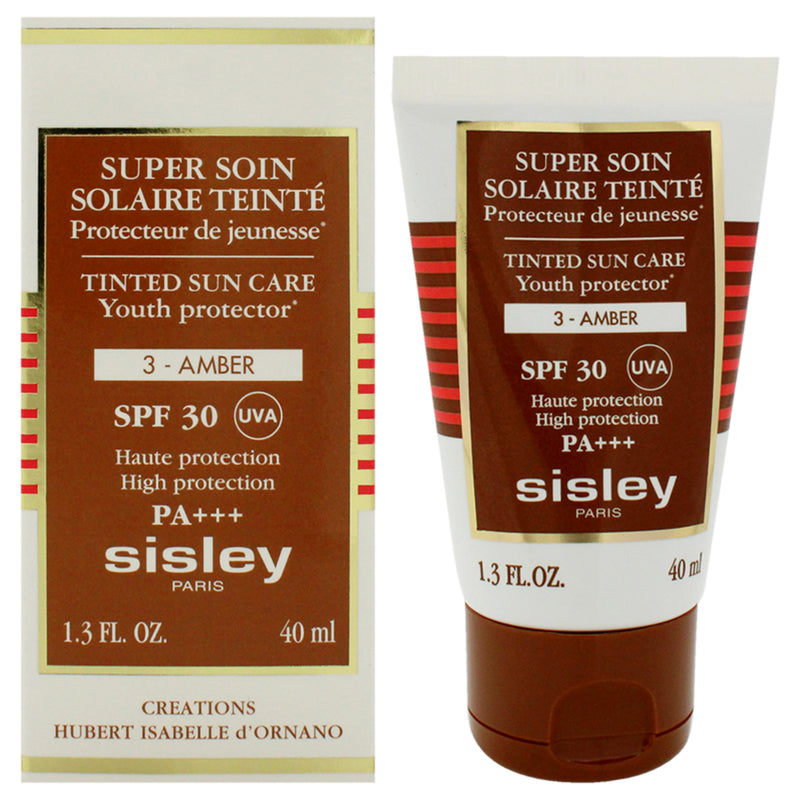 Sisley Super Soin Solaire Tinted Sun Care SPF 30 - 3 Amber by Sisley for Women - 1.3 oz Sun Care