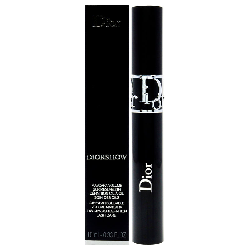 Christian Dior Diorshow 24h Wear Buildable Volume Mascara - 090 Black by Christian Dior for Women - 0.33 oz Mascara